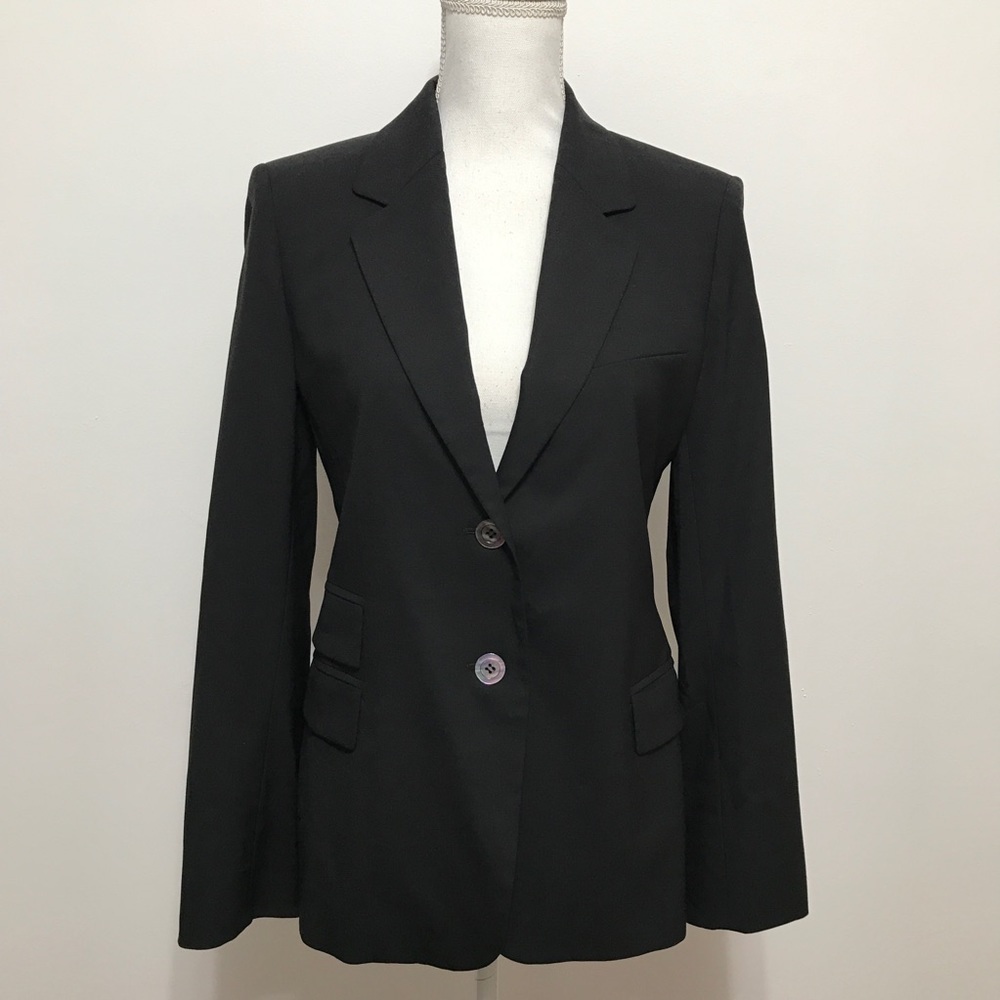 Sportmax 2-Piece Pantsuit with Two-Button Blazer in Black